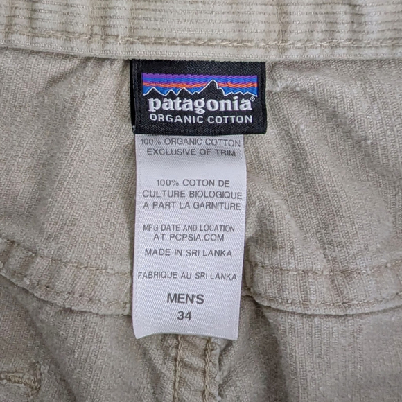 Men's Patagonia Long Corduroy Shorts - Picture 2 of 7